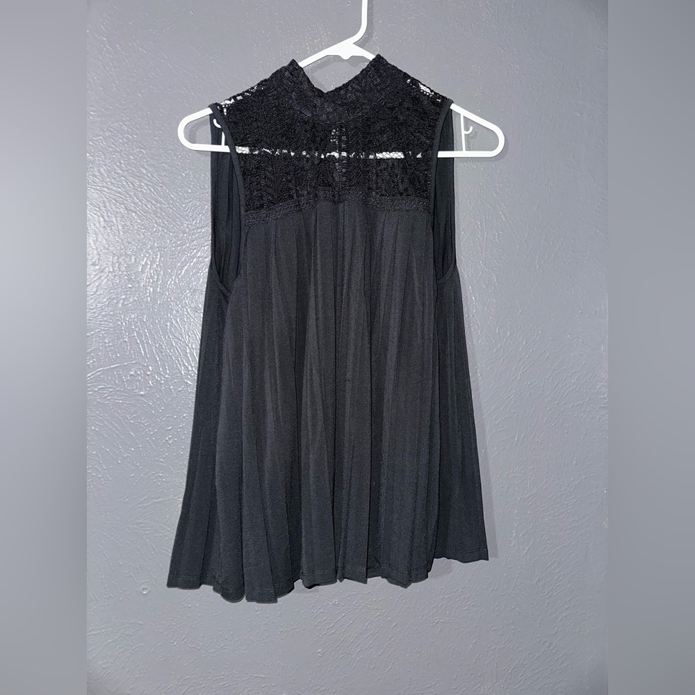 Black flowy blouse